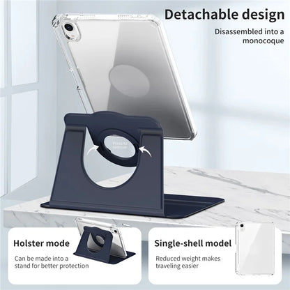 For iPad mini (2021) Case PU leather+Acrylic Stand Detachable Tablet Cover