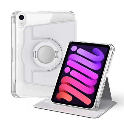 For iPad mini (2021) Case PU leather+Acrylic Stand Detachable Tablet Cover