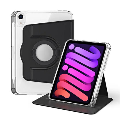 For iPad mini (2021) Case PU leather+Acrylic Stand Detachable Tablet Cover