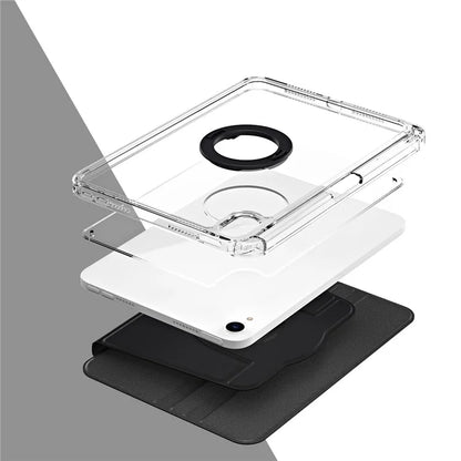 For iPad mini (2021) Case PU leather+Acrylic Stand Detachable Tablet Cover