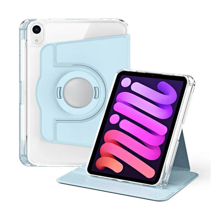 For iPad mini (2021) Case PU leather+Acrylic Stand Detachable Tablet Cover