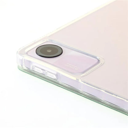 For Xiaomi Redmi Pad SE Case PU+Acrylic+TPU Stand Tablet Cover Auto Wake  /  Sleep Shockproof Case