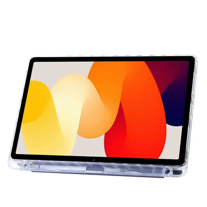 For Xiaomi Redmi Pad SE Case PU+Acrylic+TPU Stand Tablet Cover Auto Wake  /  Sleep Shockproof Case