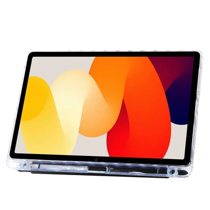 For Xiaomi Redmi Pad SE Case PU+Acrylic+TPU Stand Tablet Cover Auto Wake  /  Sleep Shockproof Case