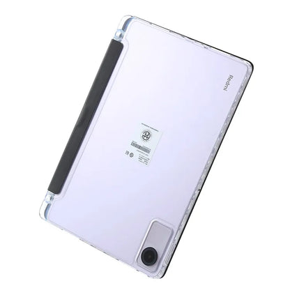 For Xiaomi Redmi Pad SE Case PU+Acrylic+TPU Stand Tablet Cover Auto Wake  /  Sleep Shockproof Case