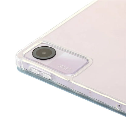 For Xiaomi Redmi Pad SE Case PU+Acrylic+TPU Stand Tablet Cover Auto Wake  /  Sleep Shockproof Case