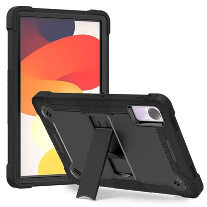 For Xiaomi Redmi Pad SE Kickstand Cover Rugged Silicone + PC Protective Tablet Case
