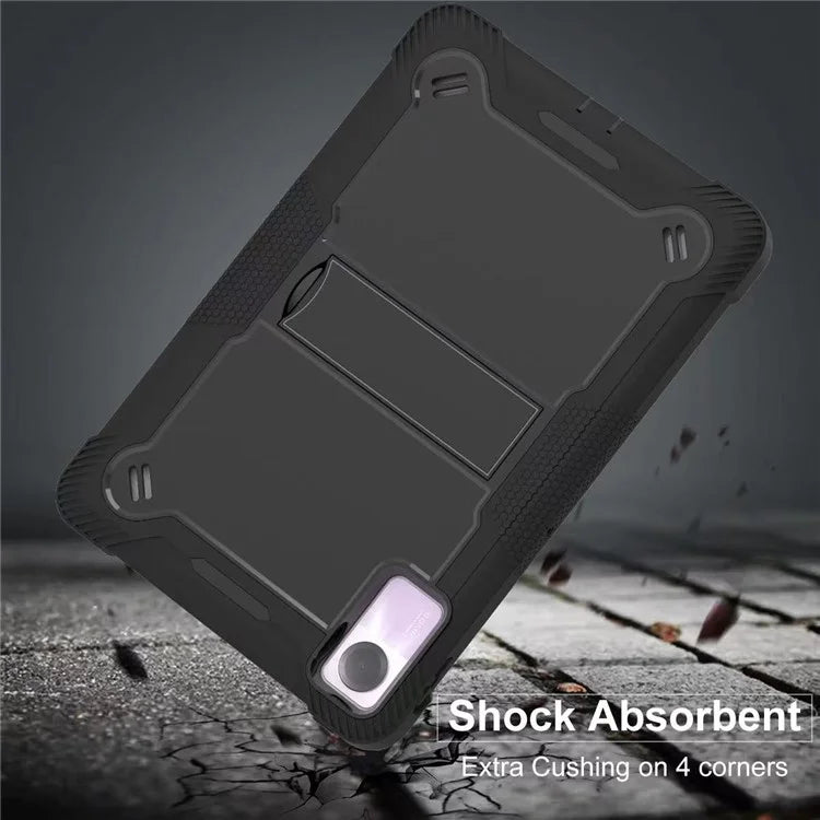 For Xiaomi Redmi Pad SE Kickstand Cover Rugged Silicone + PC Protective Tablet Case
