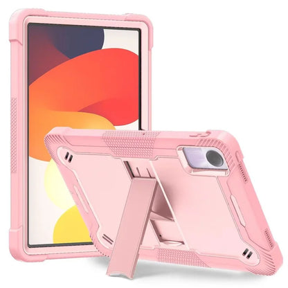 For Xiaomi Redmi Pad SE Kickstand Cover Rugged Silicone + PC Protective Tablet Case