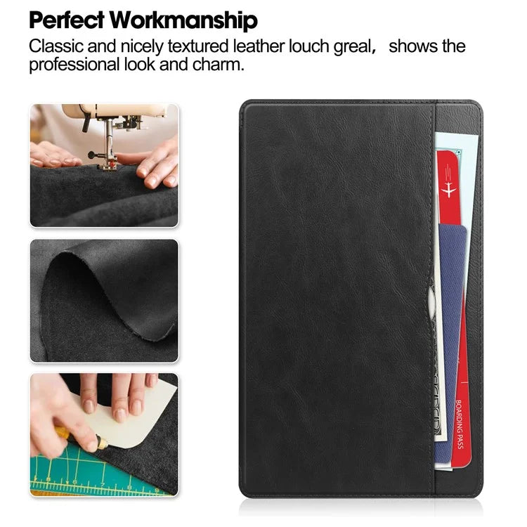 For Samsung Galaxy Tab A9 Case PU Leather Wallet Stand Auto Wake  /  Sleep Tablet Cover