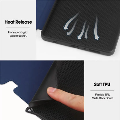 For Samsung Galaxy Tab A9 Case PU Leather Wallet Stand Auto Wake  /  Sleep Tablet Cover