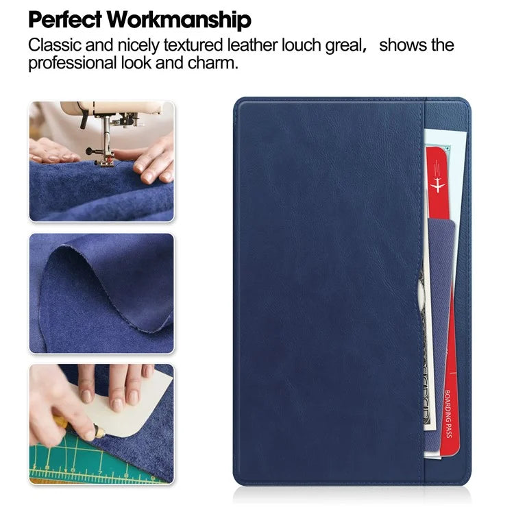 For Samsung Galaxy Tab A9 Case PU Leather Wallet Stand Auto Wake  /  Sleep Tablet Cover