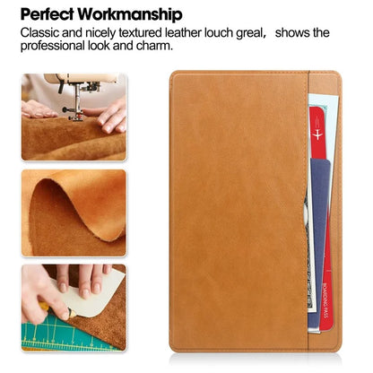 For Samsung Galaxy Tab A9 Case PU Leather Wallet Stand Auto Wake  /  Sleep Tablet Cover
