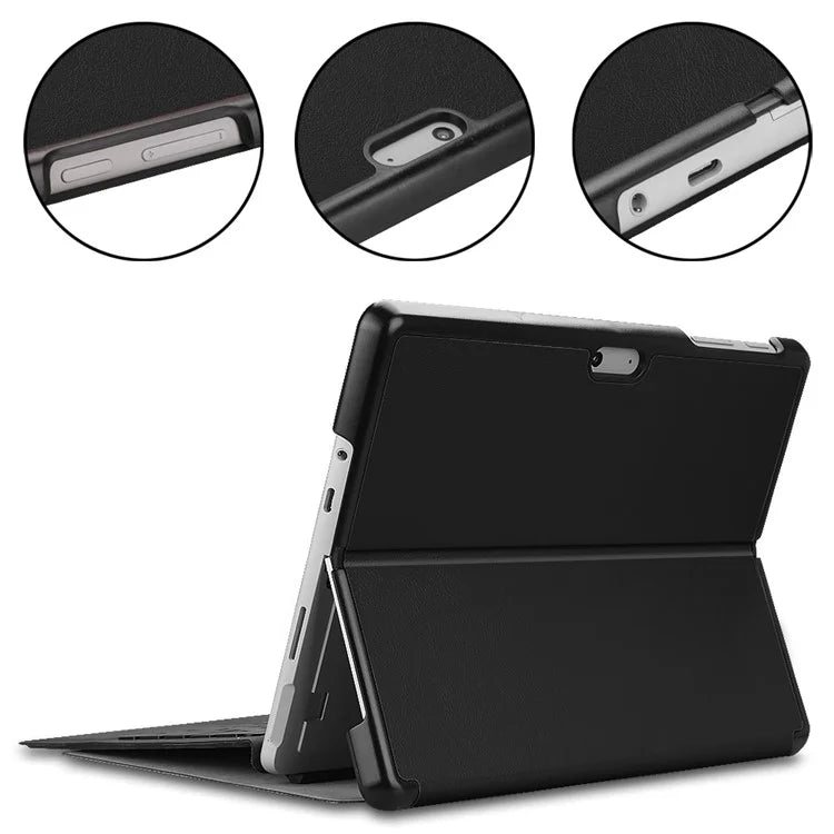 For Microsoft Surface Go 4 Case Foldable PU Leather Stand Full Protection Cover