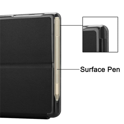 For Microsoft Surface Go 4 Case Foldable PU Leather Stand Full Protection Cover