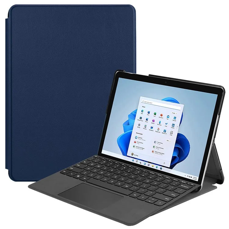 For Microsoft Surface Go 4 Case Foldable PU Leather Stand Full Protection Cover