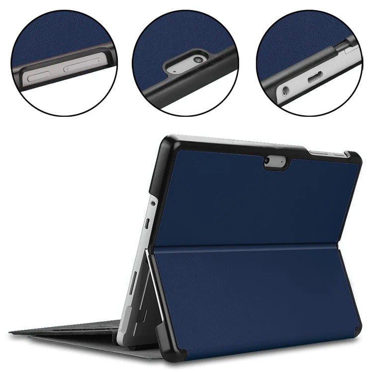 For Microsoft Surface Go 4 Case Foldable PU Leather Stand Full Protection Cover