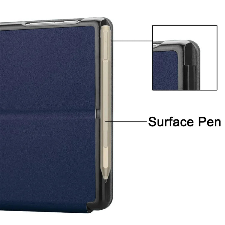 For Microsoft Surface Go 4 Case Foldable PU Leather Stand Full Protection Cover