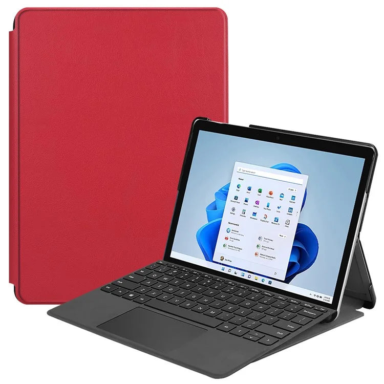 For Microsoft Surface Go 4 Case Foldable PU Leather Stand Full Protection Cover