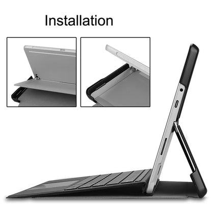 For Microsoft Surface Go 4 Case Foldable PU Leather Stand Full Protection Cover