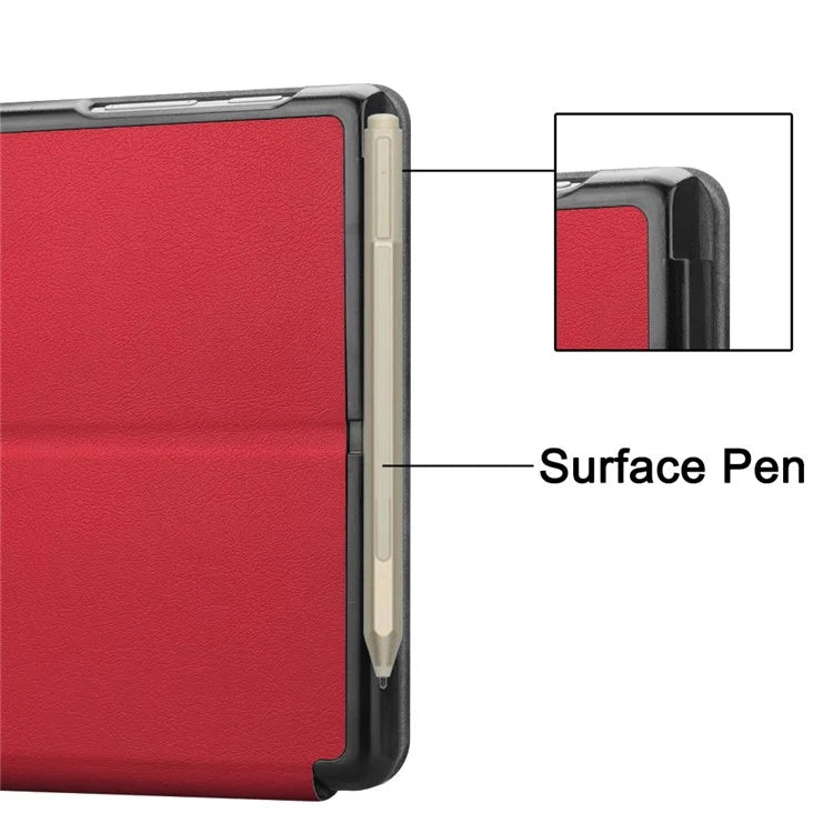 For Microsoft Surface Go 4 Case Foldable PU Leather Stand Full Protection Cover