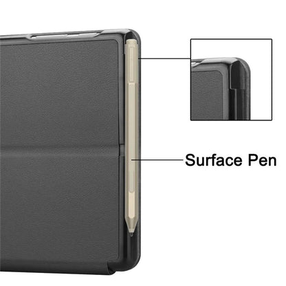 For Microsoft Surface Go 4 Case Foldable PU Leather Stand Full Protection Cover