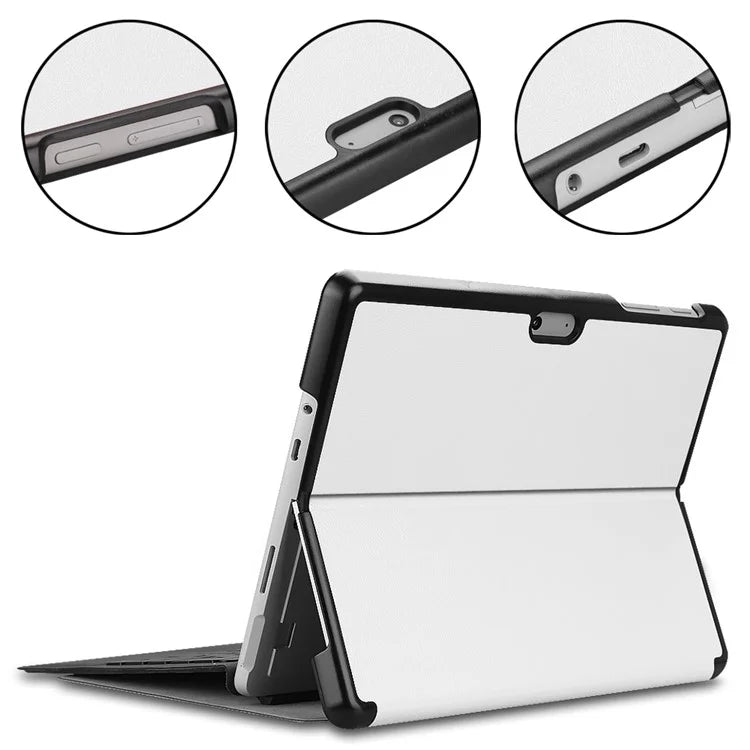 For Microsoft Surface Go 4 Case Foldable PU Leather Stand Full Protection Cover