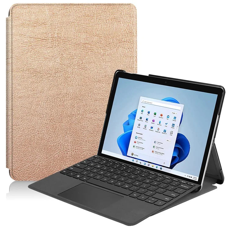 For Microsoft Surface Go 4 Case Foldable PU Leather Stand Full Protection Cover