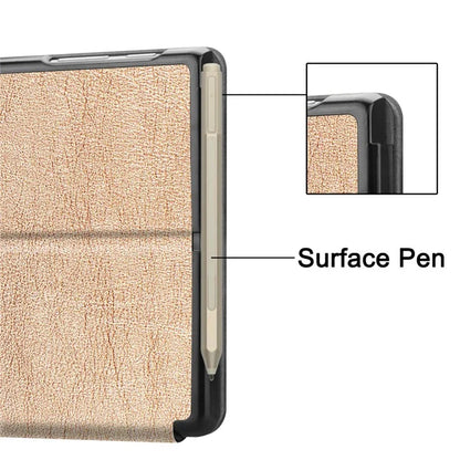 For Microsoft Surface Go 4 Case Foldable PU Leather Stand Full Protection Cover