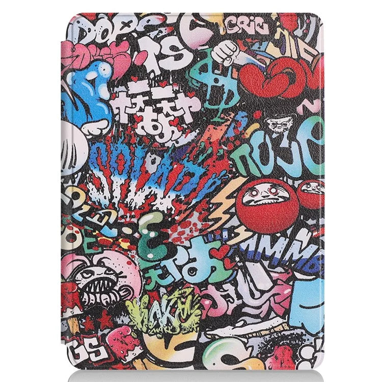 For Microsoft Surface Go 4 Case PU Leather Flip Stand Pattern Printing Design Protective Cover