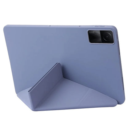 For Xiaomi Redmi Pad SE Case PU Leather+Silicone Stand Shockproof Tablet Cover