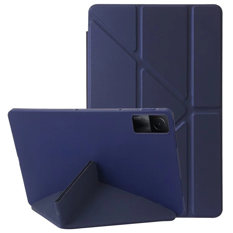 For Xiaomi Redmi Pad SE Case PU Leather+Silicone Stand Shockproof Tablet Cover