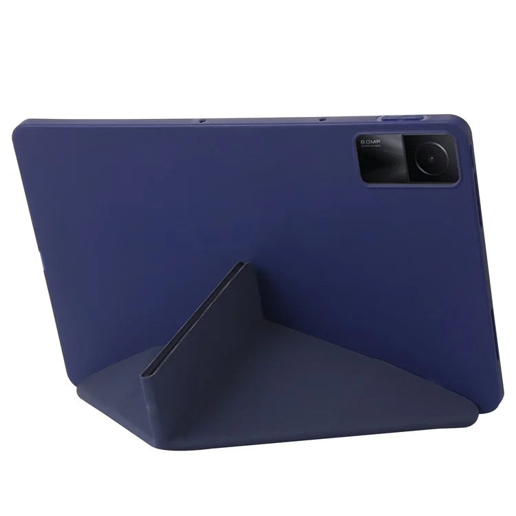 For Xiaomi Redmi Pad SE Case PU Leather+Silicone Stand Shockproof Tablet Cover