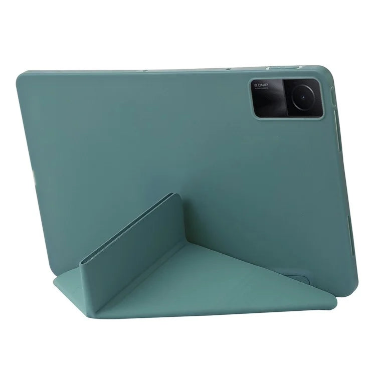 For Xiaomi Redmi Pad SE Case PU Leather+Silicone Stand Shockproof Tablet Cover