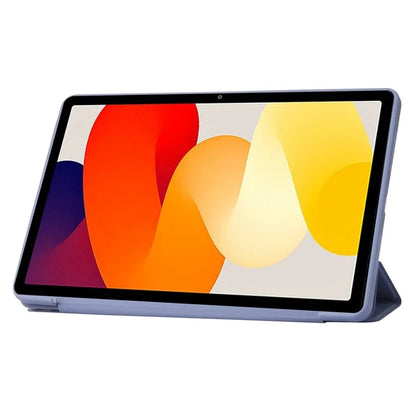 For Xiaomi Redmi Pad SE Case PU Leather+Silicone Stand Shockproof Tablet Cover