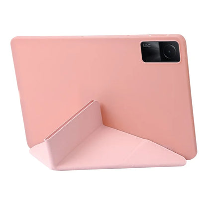 For Xiaomi Redmi Pad SE Case PU Leather+Silicone Stand Shockproof Tablet Cover