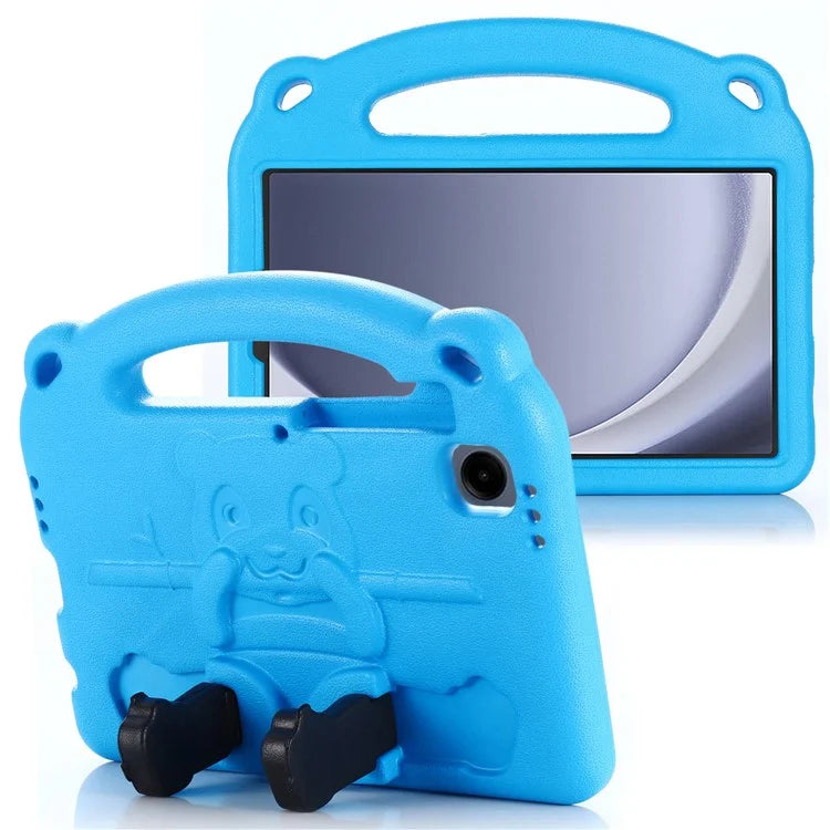 For Samsung Galaxy Tab A9 Case Cartoon Panda Kickstand Tablet EVA Cover