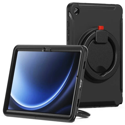 For Samsung Galaxy Tab A9+ Case Rotary Kickstand PC + TPU Tablet Cover