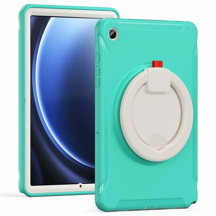 For Samsung Galaxy Tab A9+ Case Rotary Kickstand PC + TPU Tablet Cover