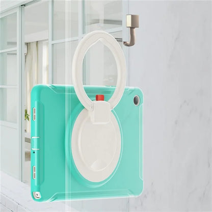 For Samsung Galaxy Tab A9+ Case Rotary Kickstand PC + TPU Tablet Cover