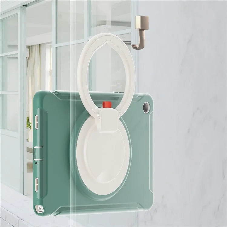 For Samsung Galaxy Tab A9+ Case Rotary Kickstand PC + TPU Tablet Cover
