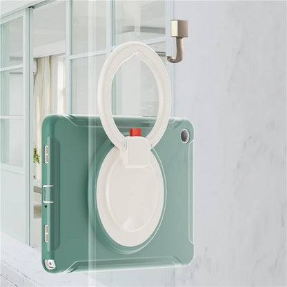 For Samsung Galaxy Tab A9+ Case Rotary Kickstand PC + TPU Tablet Cover