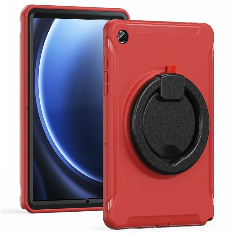 For Samsung Galaxy Tab A9+ Case Rotary Kickstand PC + TPU Tablet Cover