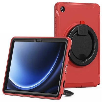 For Samsung Galaxy Tab A9+ Case Rotary Kickstand PC + TPU Tablet Cover