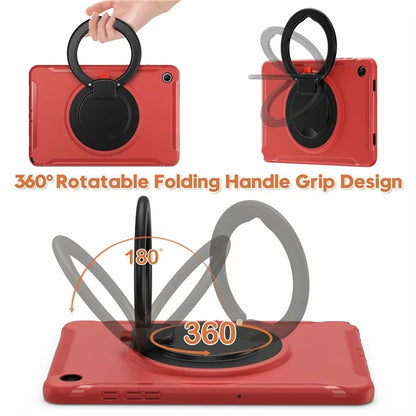 For Samsung Galaxy Tab A9+ Case Rotary Kickstand PC + TPU Tablet Cover