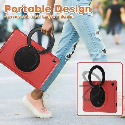For Samsung Galaxy Tab A9+ Case Rotary Kickstand PC + TPU Tablet Cover