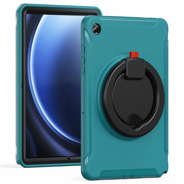 For Samsung Galaxy Tab A9+ Case Rotary Kickstand PC + TPU Tablet Cover