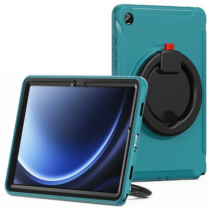 For Samsung Galaxy Tab A9+ Case Rotary Kickstand PC + TPU Tablet Cover