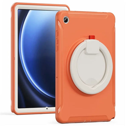 For Samsung Galaxy Tab A9+ Case Rotary Kickstand PC + TPU Tablet Cover