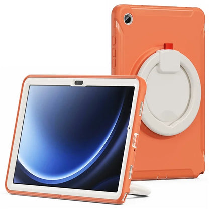 For Samsung Galaxy Tab A9+ Case Rotary Kickstand PC + TPU Tablet Cover